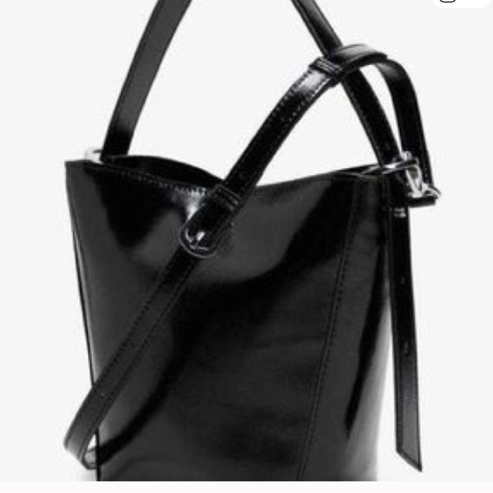 ZARA | black bucket bag